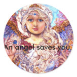 yumi sugai  angels, An angel saves you. Sticker