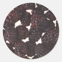 Yummy Blackberries Sticker