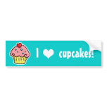 Yummy Cupcakes bumper stickers