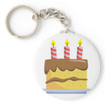 Yummy Food - Birthday Cake keychains
