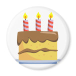 Yummy Food - Birthday Cake magnets