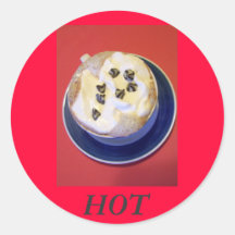 yummy hot chocolate, HOT Sticker