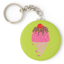 Yummy Ice Cream Keychain