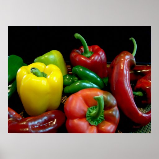 Yummy Pepper Poster