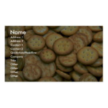 Yummy Snack crackers Business Cards