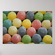 Yummy Wine gums Poster