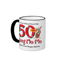 Yung No Mo 50th Birthday Mugs