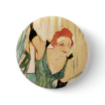 Yvette Guilbert, Henri de Toulouse-Lautrec Pinback Buttons