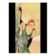 Yvette Guilbert, Henri de Toulouse-Lautrec Post Cards