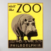 Z00 - Hippo Print