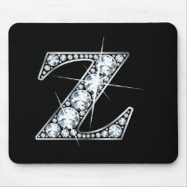 "Z" Diamond Bling Mousepad