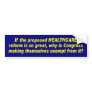 Z_healthcare_reform Bumper Stickers