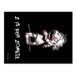 Z is for ZOMBIE Postcard