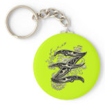 'Z' monogram keyring keychains