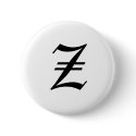Z-text Old English buttons