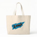 Zaaap Cartoon Bang Splat Tote Bags