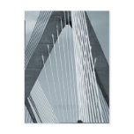Zakim Bridge Boston Postcard