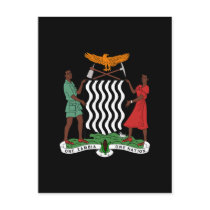 Zambia Coat of Arms Post Card