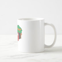 Zambia flag map coffee mug