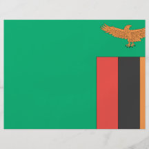 Zambia Flag Personalized Flyer
