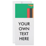 Zambia Flag rack cards