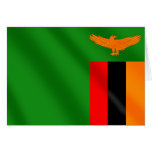 Zambian flag of Zambia 2012 Soccer Champions Greeting Card