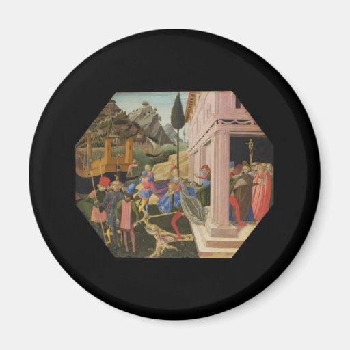 Zanobi Strozzi The Abduction of Helen Refrigerator Magnet