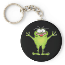 Zany Frog Keychain