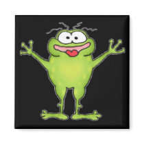Zany Frog Magnet