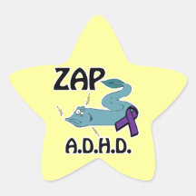 ZAP ADHD STAR STICKER