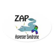 ZAP Asperger Syndrome Sticker