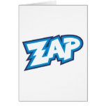 Zap Cartoon Splat Bang Greeting Card