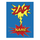 ZAP! custom postcard