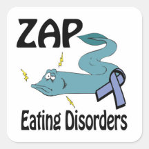 ZAP Eating Disorders Stickers