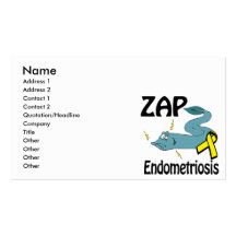 ZAP Endometriosis Business Cards