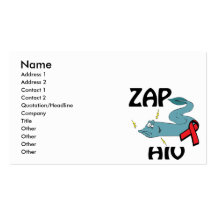 ZAP HIV BUSINESS CARD