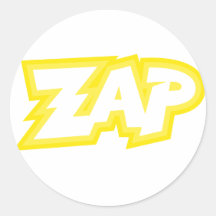 ZAP ROUND STICKERS