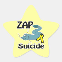 ZAP Suicide Star Sticker