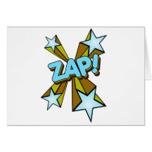 Zap, Zing, Pow! Greeting Cards