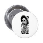 Zapatista  Calavera. c. early 1900's. Mexico. Pin