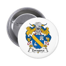 Zaragoza Family Crest Buttons