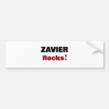 Zavier Rocks Bumper Sticker