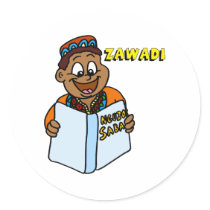 Zawadi Man Sticker