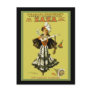ZAZA Burlesque Theatre Poster Post Card