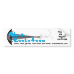 Zazzle-Exclusive Nick Edelstein Sticker bumper stickers