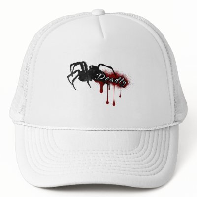 zazzle_hat_deadly_spider by BlackEel