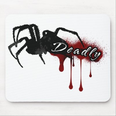 zazzle_mousemat_deadly_spider by BlackEel