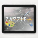 Zazzle Space logo mousepads