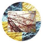 ZAZZLELIST Dreams with golden strands stickers