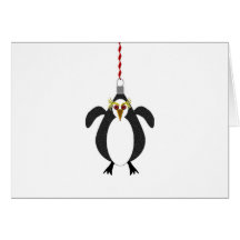 ZazzPenguinOrnament Card